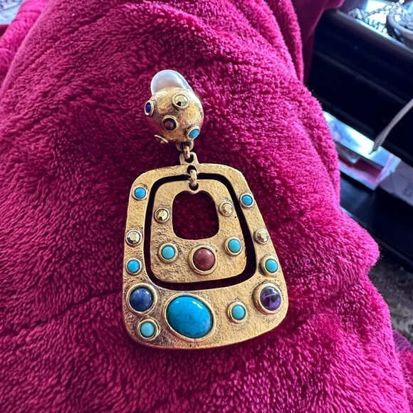 Jose and Maria Barerra earrings. Stunning earrings in perfect shape. Rare!! - Picture 2 of 4